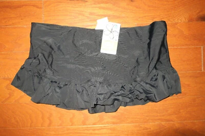 ❤️L 10 ISLAND ESCAPE ❤️ SWIM SUIT BOTTOMS w/SKIRT BLACK SKIRTED BIKINI NEW/TAGS - Image 1 of 2