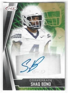 Shaq Bond Utah State 2022 Sage HIT AUTOGRAPHS BLACK - Picture 1 of 1