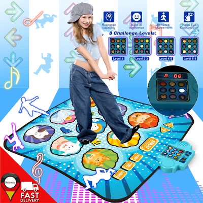 BEDEE Tanzmatte Kinder Spielzeug Geschenke für Mädchen 3 4 5 6 7 8+ Jahre, Musikmatte