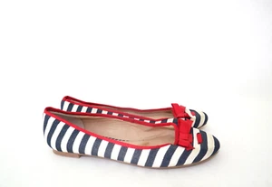 Diana Ferrari Size 8.5 & Size 9 Womens Stripped Ballet-Same Shoe Different Sizes - Picture 1 of 7