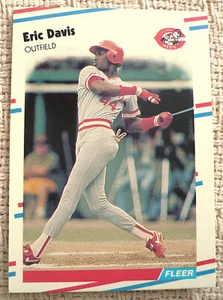 ERIC DAVIS #231 - 1988 FLEER - CINCINNATI REDS - MINT! - Bild 1 von 2