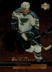 1999-00 Upper Deck Gold Reserve Blues Hockey Card #286 Michal Handzus