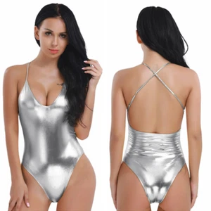 Damen Erwachsene Leder Ballett Tanz Gymnastik Trikot Bodycon Body Unitard Lot - Bild 1 von 76