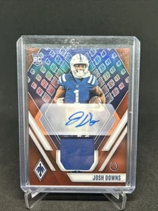 2023 Panini Phoenix Josh Downs Rookie Patch Auto RPA /149 - Picture 1 of 2