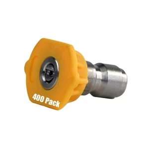 400 Stück Erie Tools Hochdruckreiniger 1/4" Quick Connect 15 Grad 4,5 Düsen - Bild 1 von 4