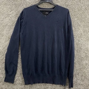 Sudadera Hurley para hombre con cuello en V XL azul marino 100 % algodón ligera para otoño - Imagen 1 de 11
