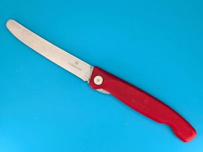 Victorinox 11cm Cuchillo Suizo Clásico Plegable Picnic Filete Plegable Foto 1 de 4
