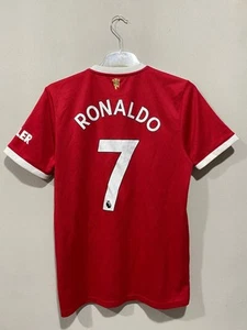 MANCHESTER UNITED # 7 RONALDO 2021-2022 FOOTBALL SHIRT JERSEY HOME ADIDAS SIZE M - Picture 1 of 12