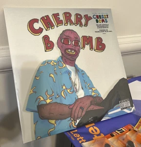Tyler The Creator - Cherry Bomb Limited Mask Cover Blue Color Vinyl 2xLP sealed - Picture 1 of 2