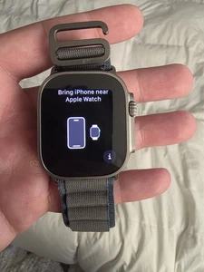 Apple Watch Ultra 2 GPS/Cellulaire 49mm Boîtier Titane avec Boucle Alpine Bleu Medium - Photo 1 sur 2