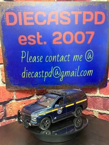 New York State Police Thruway Unit 1T85 2025 Chevy Tahoe Motormax 1-24 Scale - Picture 1 of 7