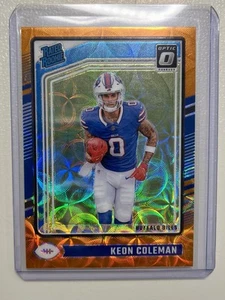 Panini Optic RC 2024 Keon Coleman Orange Scope 35/79 Rated Rookie Buffalo Bills - Bild 1 von 3