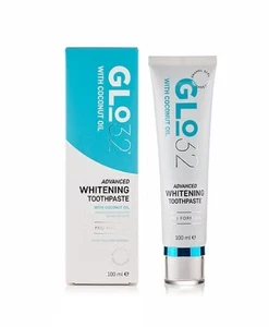 Glo 32 Dentifricio Sbiancante Avanzato con Olio di Cocco 100ml - Nuovo - Foto 1 di 3
