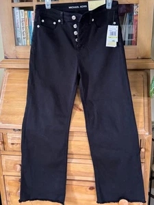 Michael Kors Damen Jeans schwarz Basic Knopfleiste Größe 4 - Bild 1 von 6