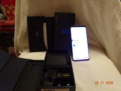Samsung Galaxy S9 Plus Purple 128GB Unlocked Box & Accessories. Xmas Gift - Image 1 of 2