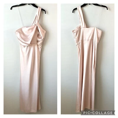 Significant Other Macy One Should Satin Dress Blush 6 - Image 1 of 4