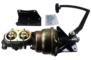 Kit de conversión de refuerzo de montaje en cuadro de camioneta Chevy 1947-54 pedal de freno doble 7" - Imagen 1 de 8
