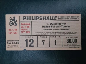 Ticket HT Düsseldorf 1988 / Hallenturnier (Essen , Uerdingen , BMG... - Bild 1 von 1