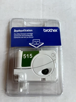 Brother Applique Station Pre-Filled Thread Cartridge Model:TAC515 Green-New - Image 1 of 2