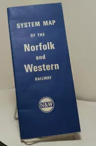 System Map of Norfolk and Western Railway - 1966 - Picture 1 of 2