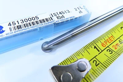 NEW R3 X 6MM OSG EXOCARB WXS SPHERE 45130005 SOLID CARBIDE MOLD CUTTING END MILL - Image 1 of 4