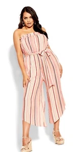 Ärmellose City Chic Takamaka Streifen - 16 W Neu mit Etikett - Bild 1 von 9