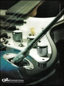 Guitarra eléctrica G&L 2000 hecha a mano anuncio original 8 x 11 impresión de anuncio - Imagen 1 de 3