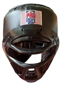 Pro Force Mixed Martial Arts Mask/Headgear w/Hook & Loop Backstrap Size: Small - Picture 1 of 6