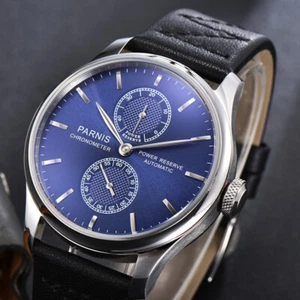 Reloj de pulsera clásico de 43 mm Power Reserve PARNIS para caballeros con reserva de marcha - Imagen 1 de 80