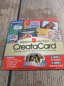 American Greetings CreataCard Special Edition Win 95/98, NT 2001 PC SOFTWARE - Picture 1 of 2