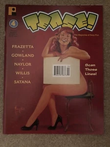 TEASE! #4 PURE IMAGINATION BETTIE PAGE FRANK FRAZETTA NM CONDITION - Picture 1 of 5