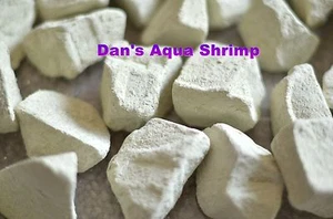White Montmorillonite Stones Mineral Healthy Molting Breeding Shrimp Tanks 100g - Picture 1 of 5