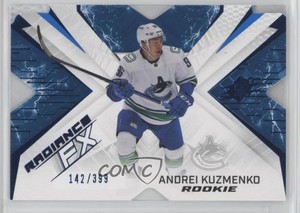 2022-23 SPx Radiance F/X Rookies Blue /399 Andrei Kuzmenko #RFX-62 Rookie RC