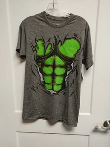 Incredible Hulk Costume T-Shirt 100% Polyester Marvel Comics Licensed Tee Small - Picture 1 of 4