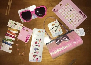 Claire’s Jewelry Sticker Earrings Purse Jewelry Ring Cupcake Hair Easter Lot - Picture 1 of 8