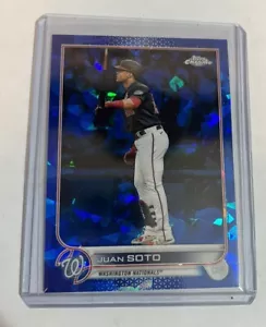 2022 Topps Chrome Sapphire #150 Juan Soto Washington Nationals - Picture 1 of 2