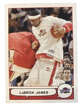 🔥📈 2004-05 Bazooka #100 LeBron James Raw Sharp Card 2nd Year Ungraded FREE S/H