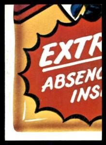 1974 Topps Wacky Packages Series 9 #36 Hookey Puzzle Bottom Left EX/MT