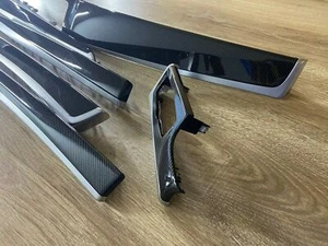 BMW F10 M5 Serie Innenverkleidungsteile CARBON FIBER LHD 6 ST LHD RHD - Bild 1 von 4