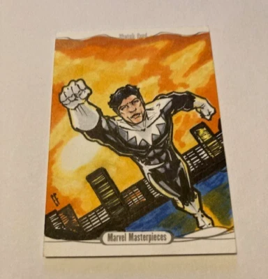 2016 Marvel Masterpieces Sketch Card North Star - Eeric Fournier - Image 1 of 3