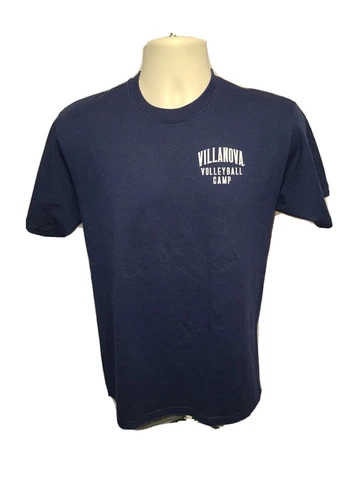 Villanova University Volleyball Camp Adult Medium Blue TShirt Cover