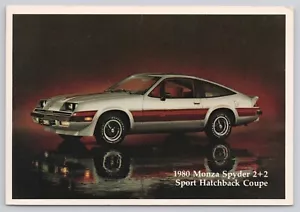 1980 Chevrolet Monza Spyder 2+2 Sport Schrägheck Coupe Postkarte - Bild 1 von 2