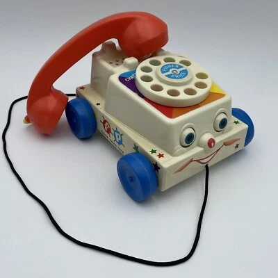 Vintage Fisher Price Toys TÉLÉPHONE 2009 Mattel Jouet Ancien Enfant - Photo 1/4