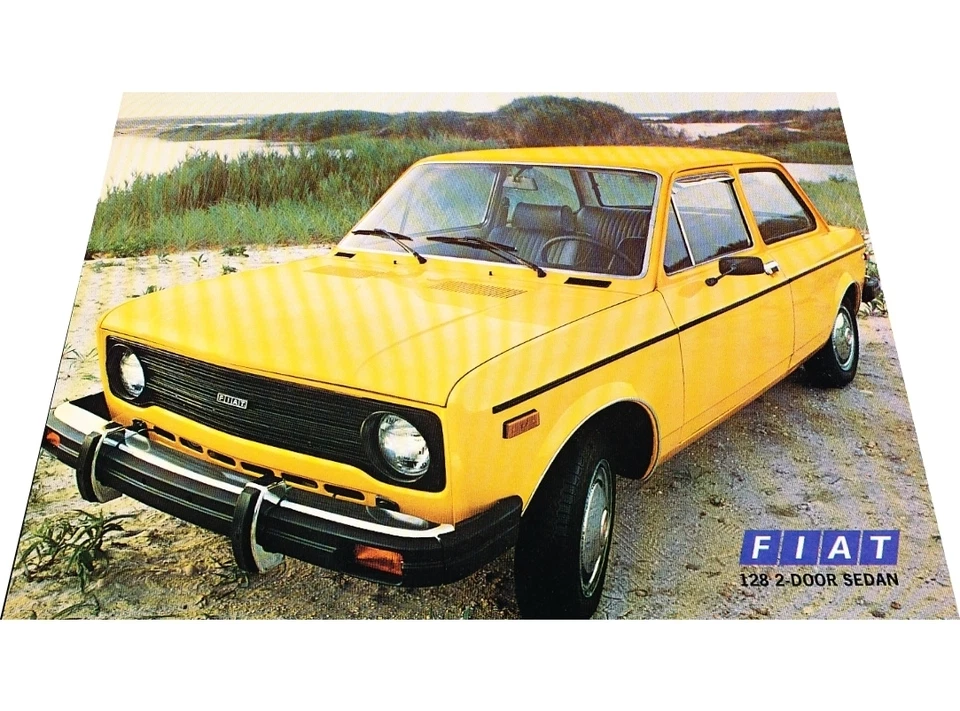 1978 Fiat 128 2-door Sedan Original 1-page Car Brochure Card Foto 1 de 1