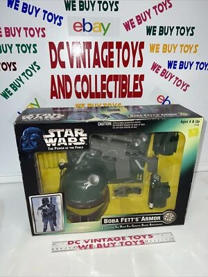 Star Wars Boba Fett's Armor Set Casco Blaster Guanteletes Nuevo Sellado Mandaloriano Foto 1 de 4