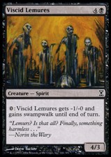 Magic the Gathering MTG Viscid Lemures (141) Time Spiral   LP