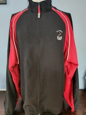 Chaqueta de Colección Bethpage Negra 2009 NY Ashworth Bandera de EE. UU. XL Lluvia Voluntario Golf Foto 1 de 4