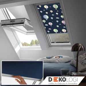 Velux Thermo Rollo Verdunkelung GGL - GGU - GPL - GPU 4666 Heißluftballons - Bild 1 von 1