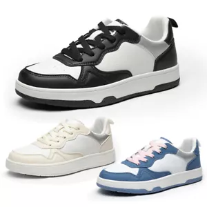 Women's Tennis Walking Sneakers Flat Comfortable Casual Athletic Non-Slip Shoes - Picture 1 of 23