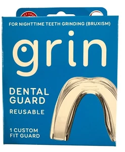 Grin Reusable Dental Guard Custom Fit For Nighttime Teeth Grinding Bruxism go2 - Picture 1 of 2